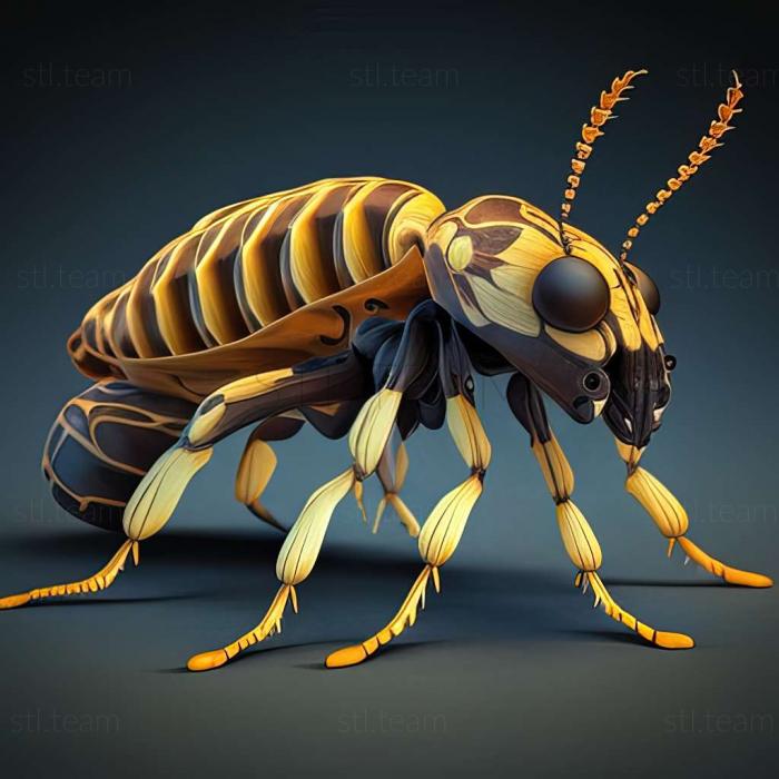 3D модель Machaeropalpus fasciatus (STL)